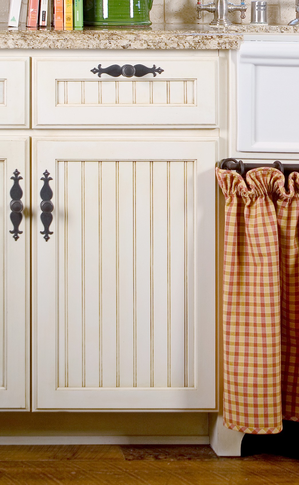 10 DIY Kitchen Cabinet Updates  Better Homes & Gardens - kitchen cabinet doors country style