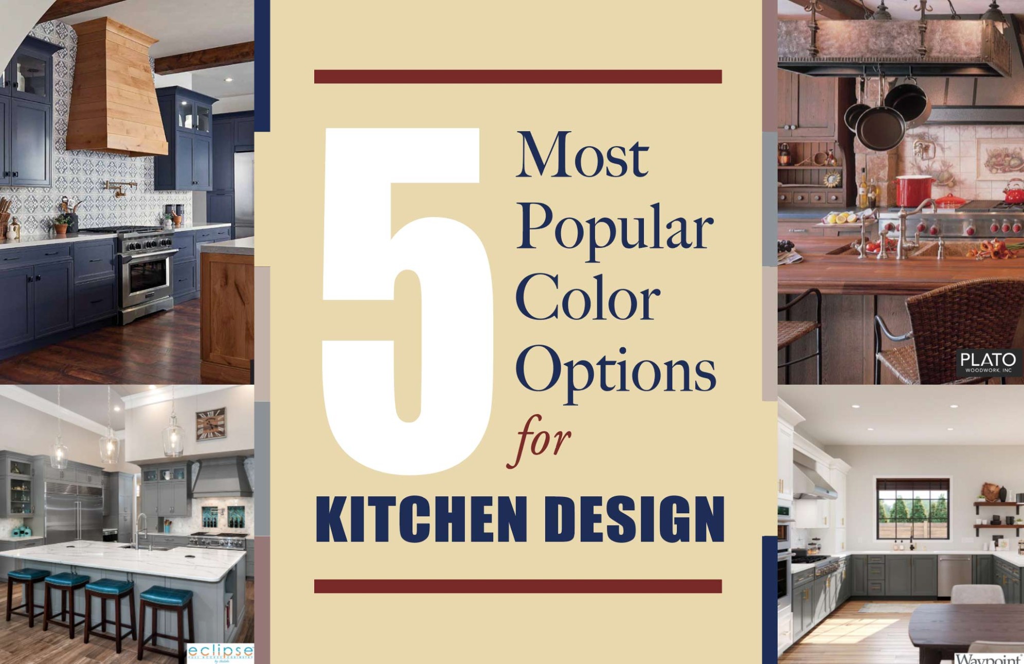 10 Most Popular Color Options for Kitchen Design - Custom High End  - what is the most popular color for kitchen cabinets 2018?
