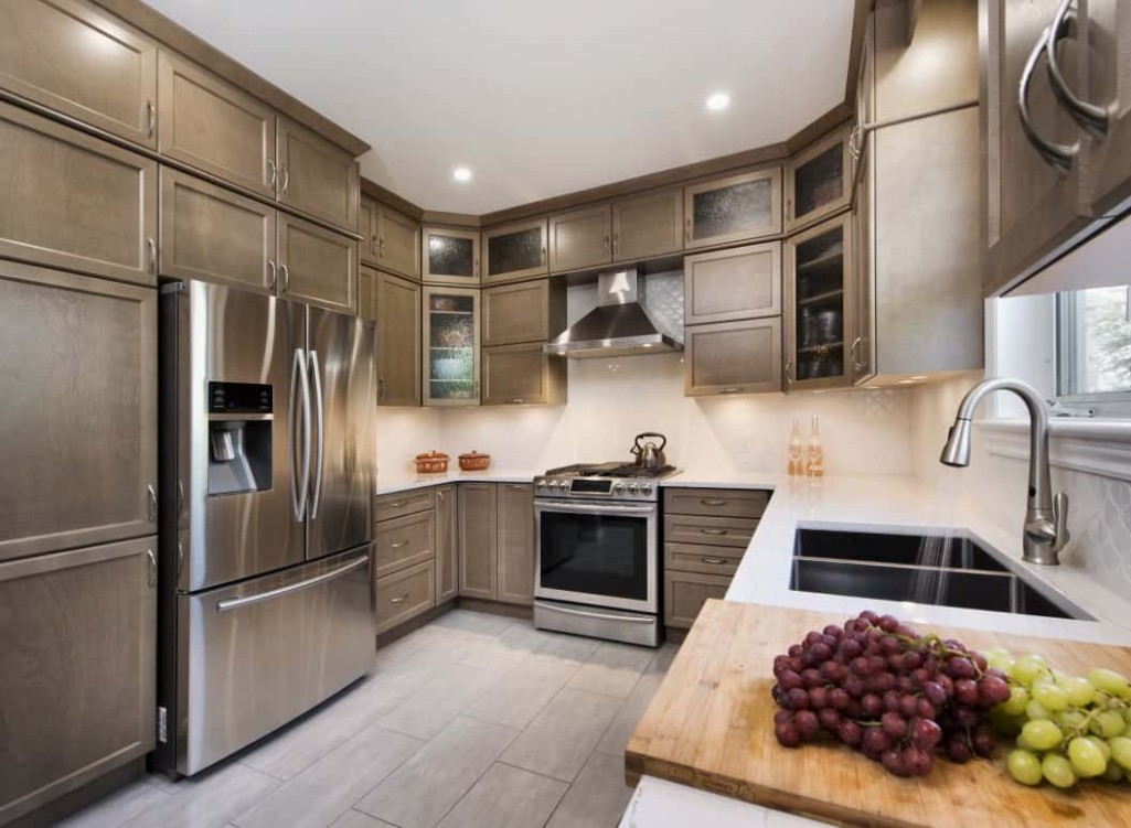 4 Popular Kitchen Cabinet Materials - Pros & Cons - Laurysen Kitchens - what are modern cabinets made of?
