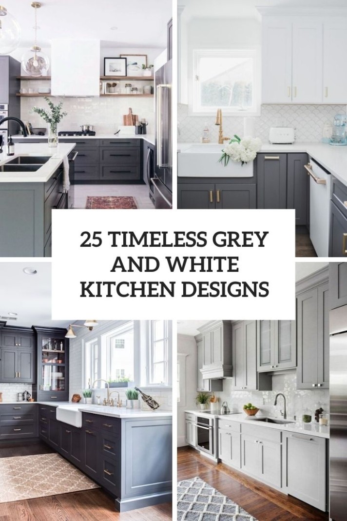 5 Timeless Grey And White Kitchen Designs - DigsDigs - grey and white kitchen pictures