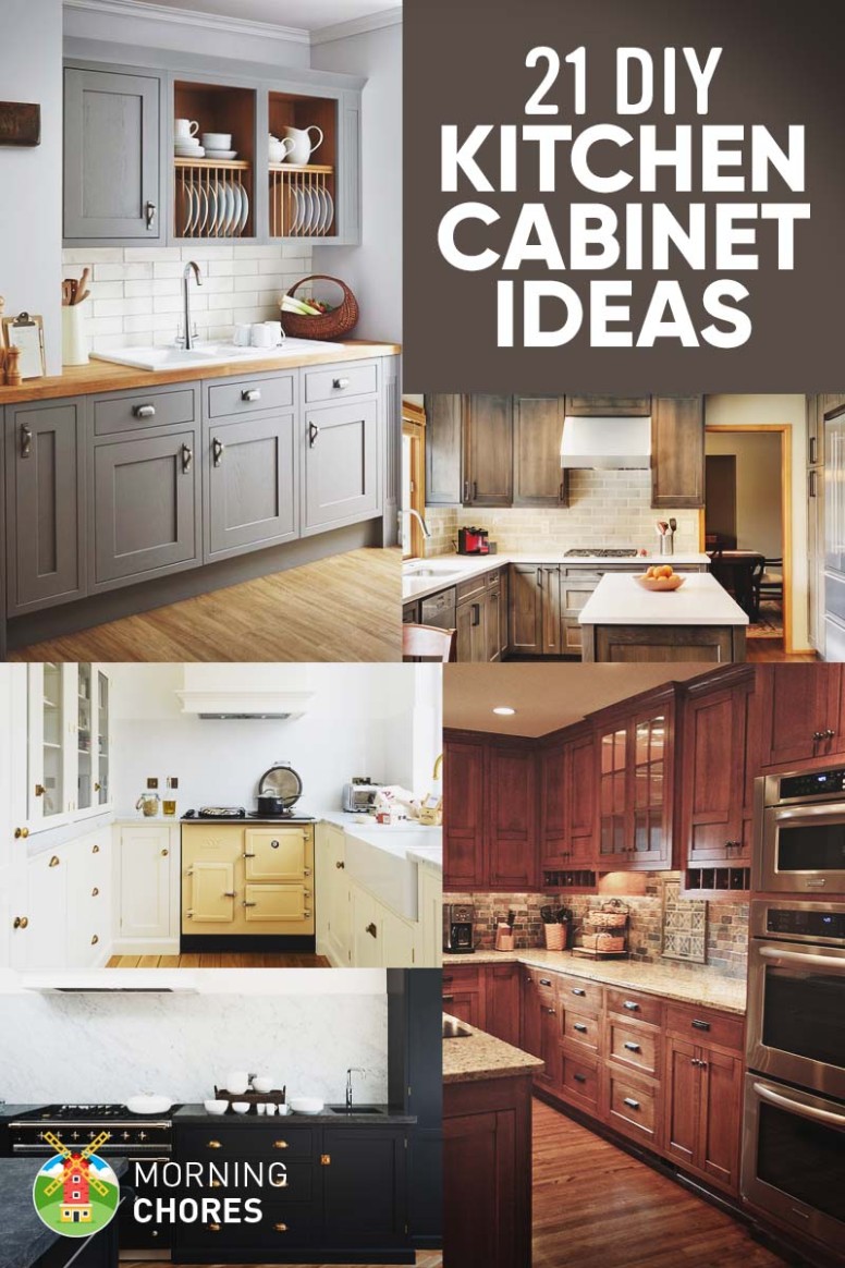 6 DIY Kitchen Cabinets Ideas & Plans That Are Easy & Cheap to Build - cheap cabinets kitchen
