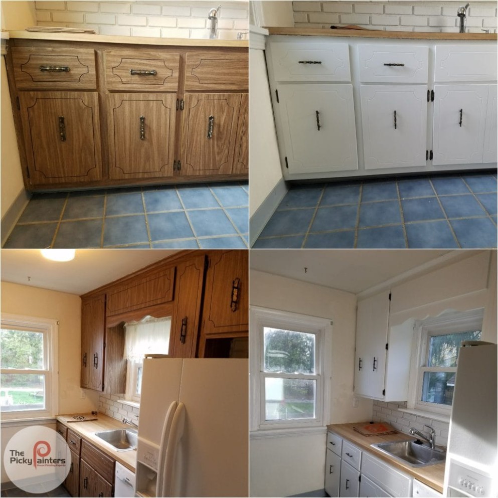 Can you paint laminate kitchen cabinets? - The Picky Painters