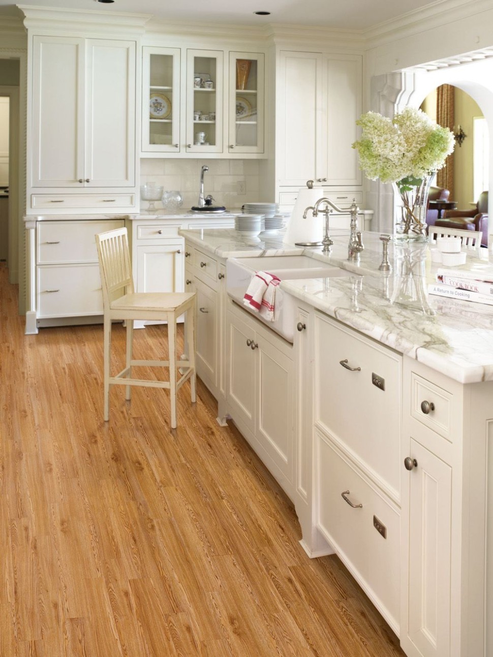 Coles Fine Flooring San Diego Carpets, Hardwood Flooring and More  - white cabinets light wood floor