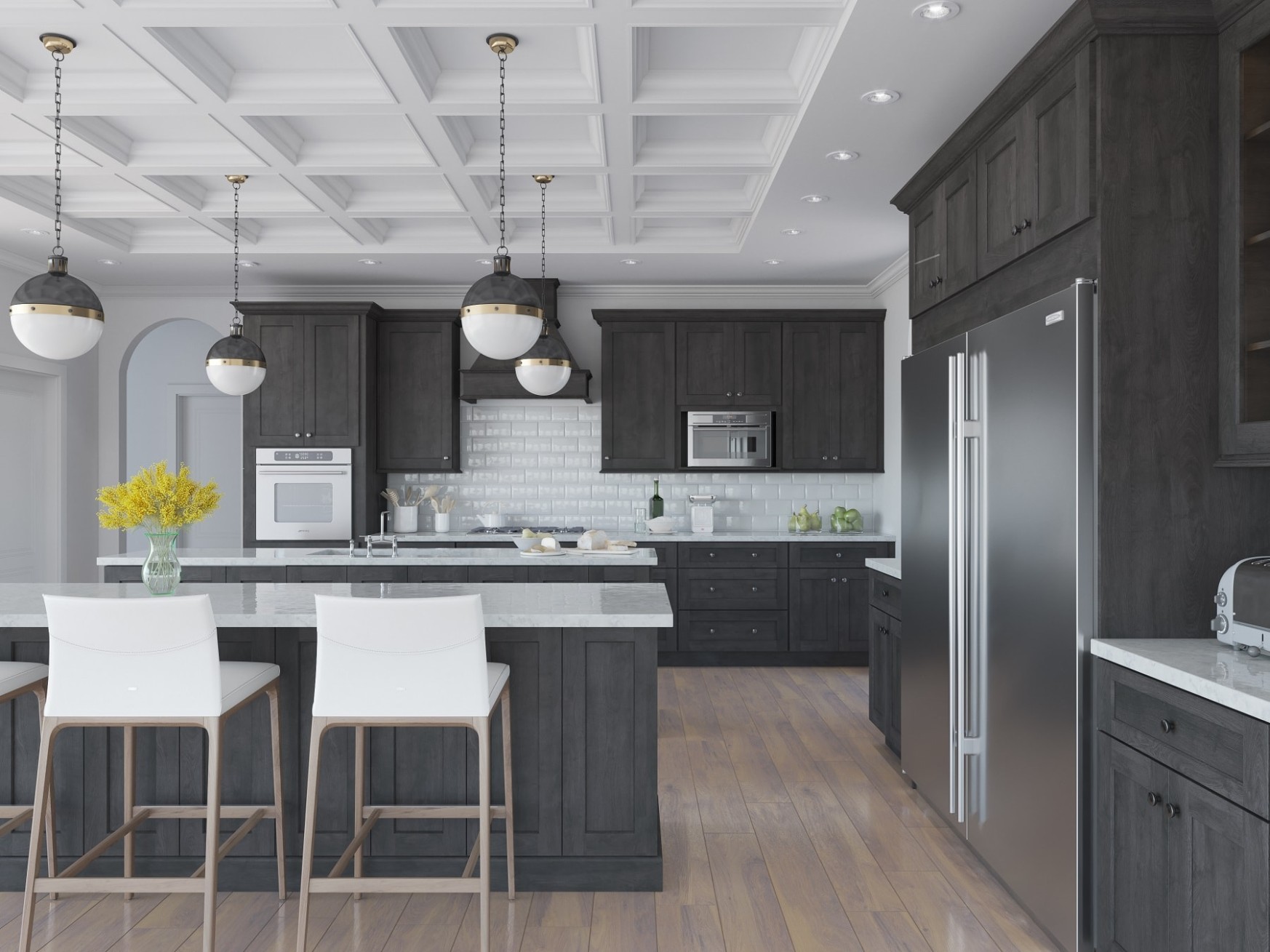 Color Me Cabinet – Hottest Trends in Kitchen Cabinet Color Ideas  - what is the most popular color for kitchen cabinets 2018?