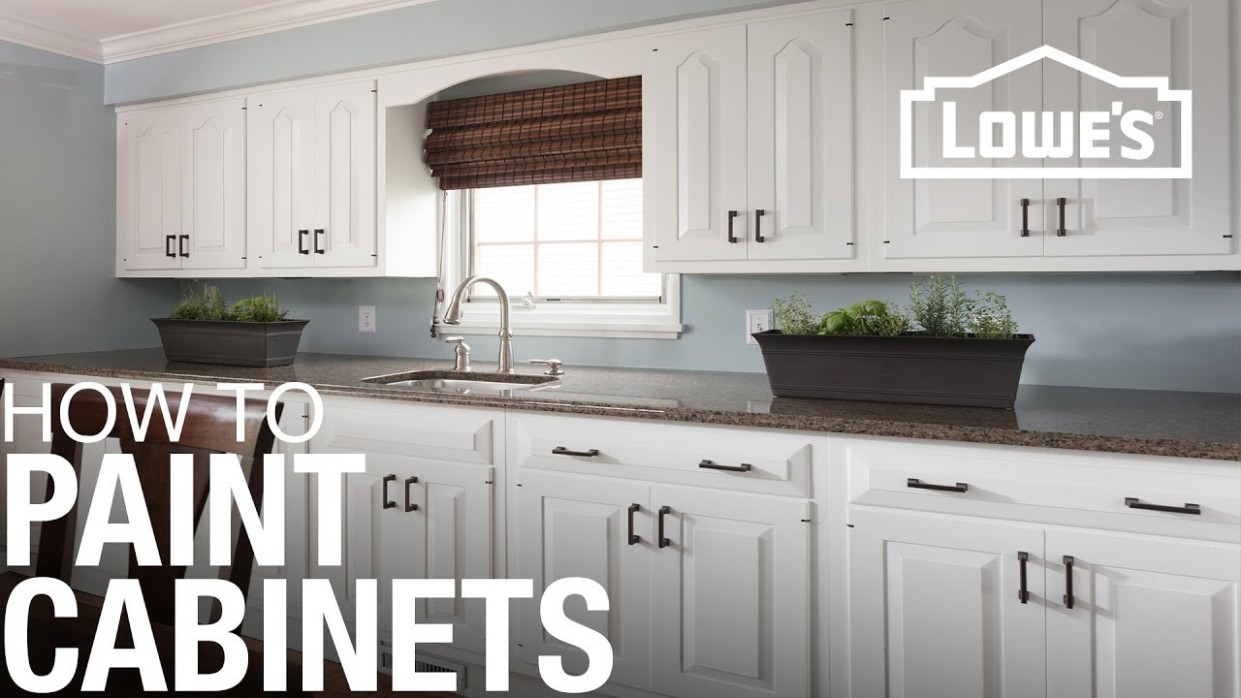 How To Paint Cabinets - white paint cabinets