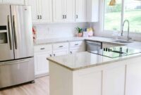 Painting Kitchen Cabinets White - Kitchen Reveal - arinsolangeathome