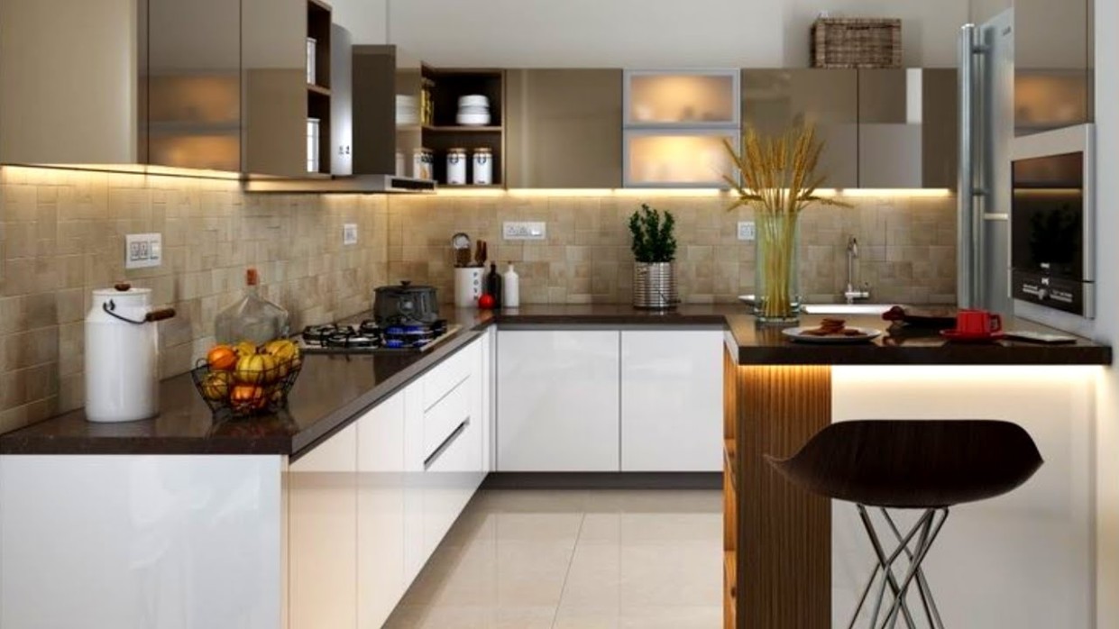Top 5 Modular Kitchen Design Ideas 5  Modern Kitchen Cabinets Colors   Open Kitchen Designs - modern open kitchen design