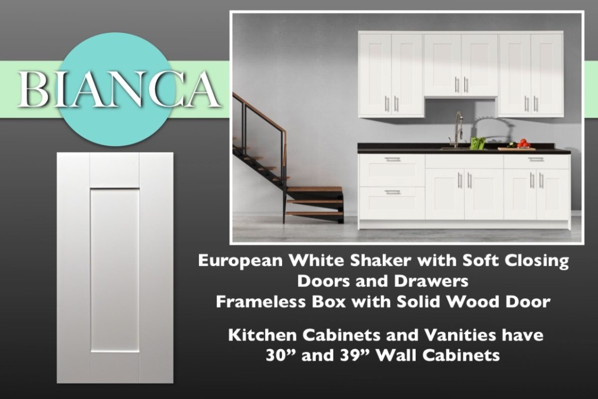 White Shaker Cabinets in Stock! - Kitchen Cabinets, Bath Cabinets - in stock kitchen cabinets chicago